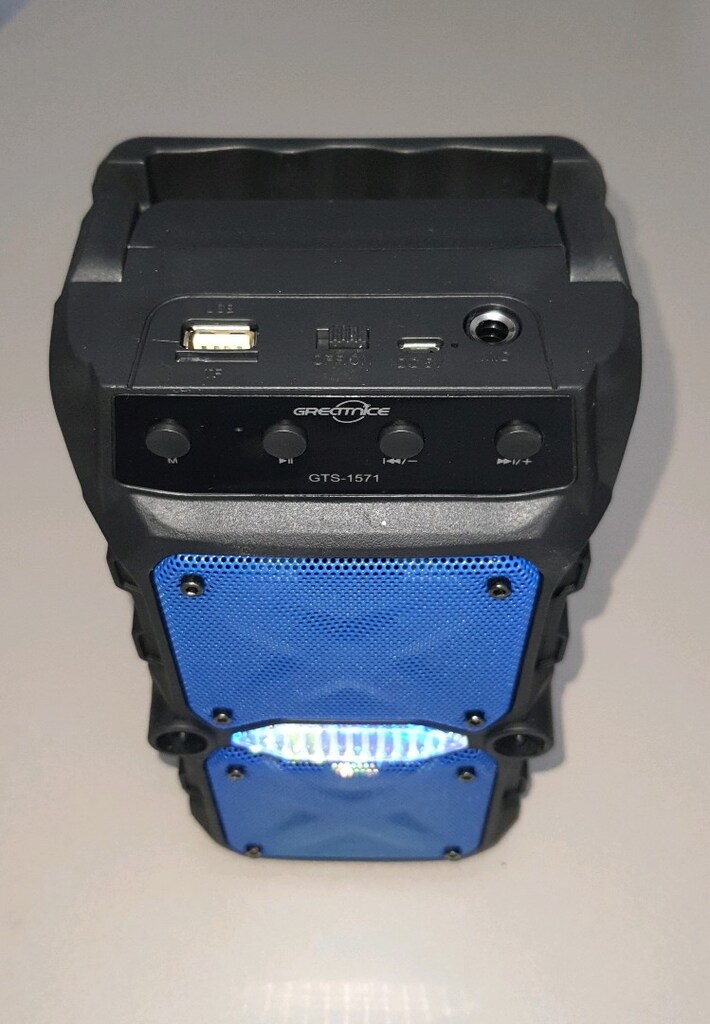 Bluetooth hoparlör mikrofonlu rgb ışıklı şarjlı ses bombası,extra bass - 4