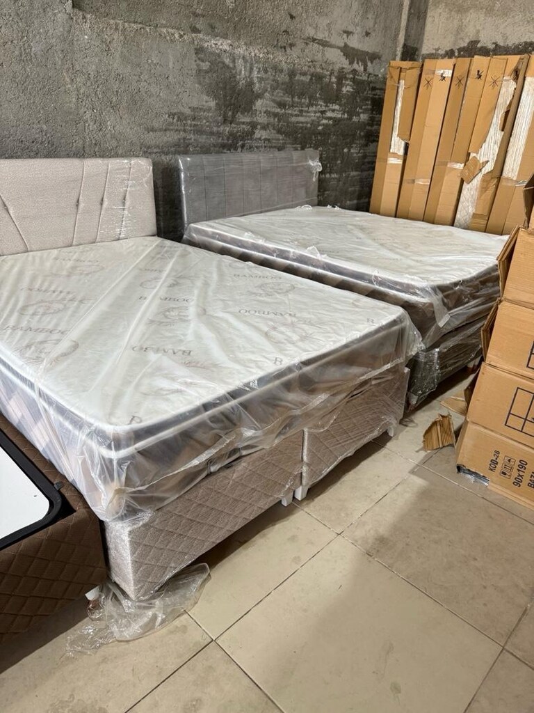 sıfır baza başlık yatak komple çelik kasa - 6