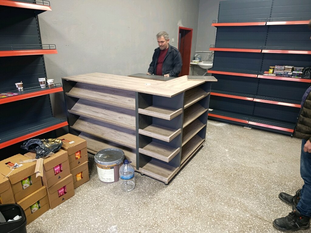 Market raf dükkan raf delikli raf hırdavat raf 1 KALİTE - 14