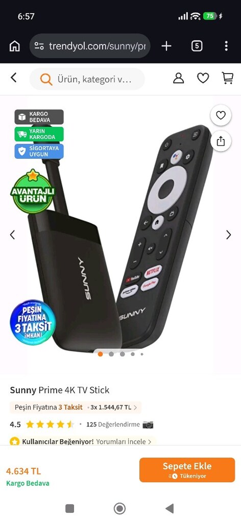 Sunny Smart TV ve Sunny mi stick - 2