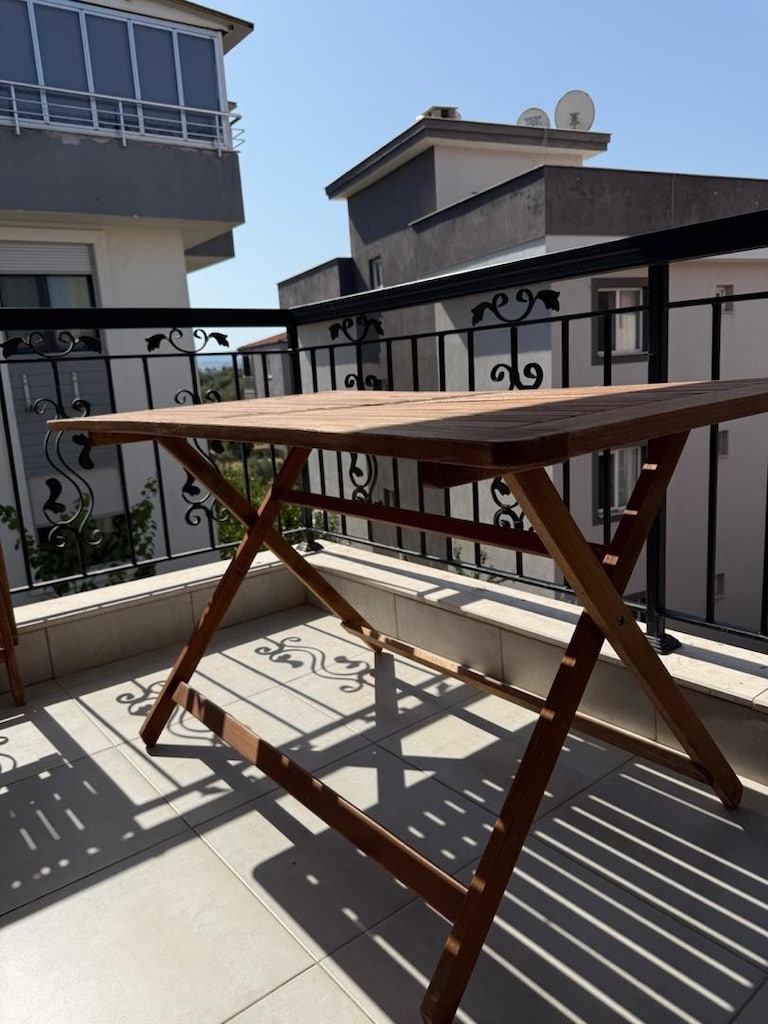 Akasya Ahşap Bahçe/Balkon Masa Takımı 4 Sandalyeli - 6