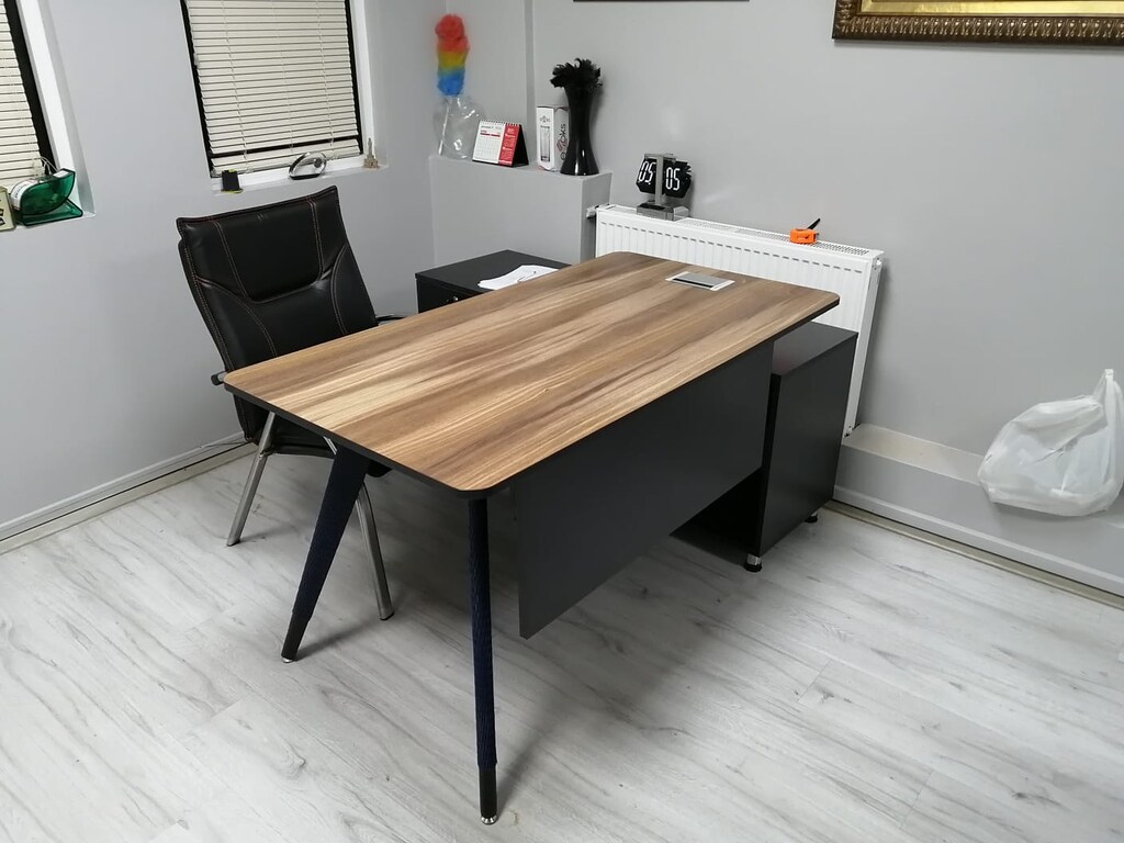 BÜRO MASASI - MEMUR MASASI - ETAJERLİ ÇALIŞMA MASASI / QUİK OFİS - 14