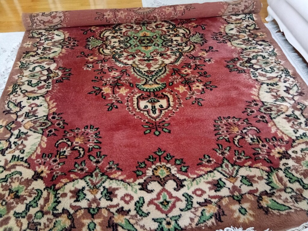 el dokunması ispata yün halı - 4