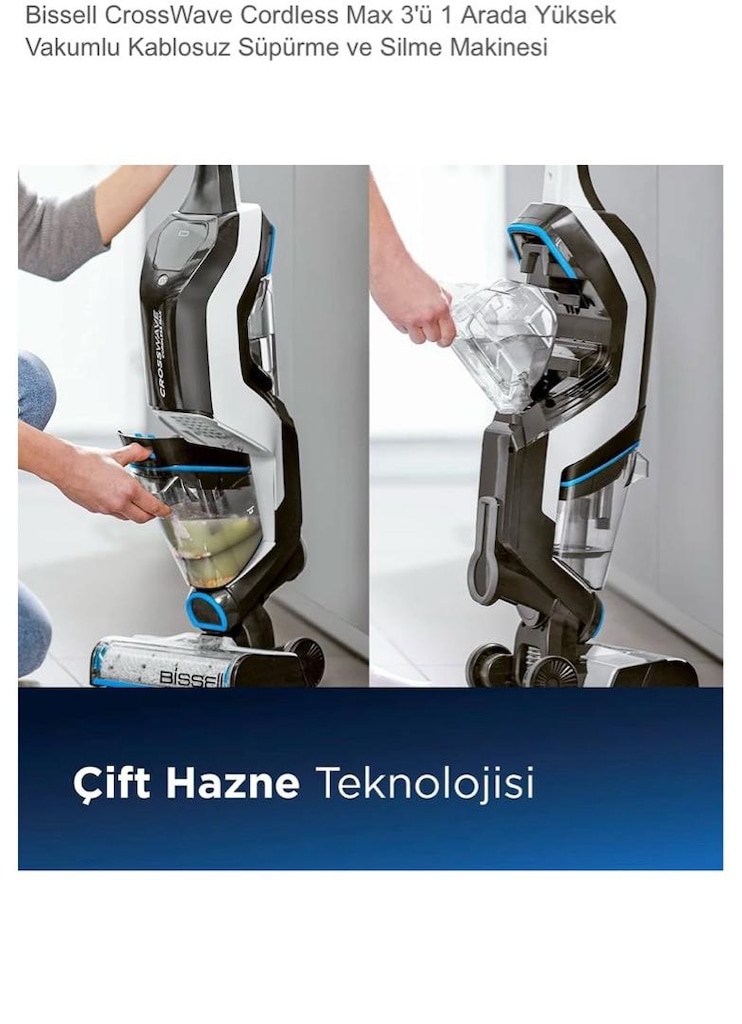 Bissel Crosswave Cordless Max 3’ü 1 arada - 6
