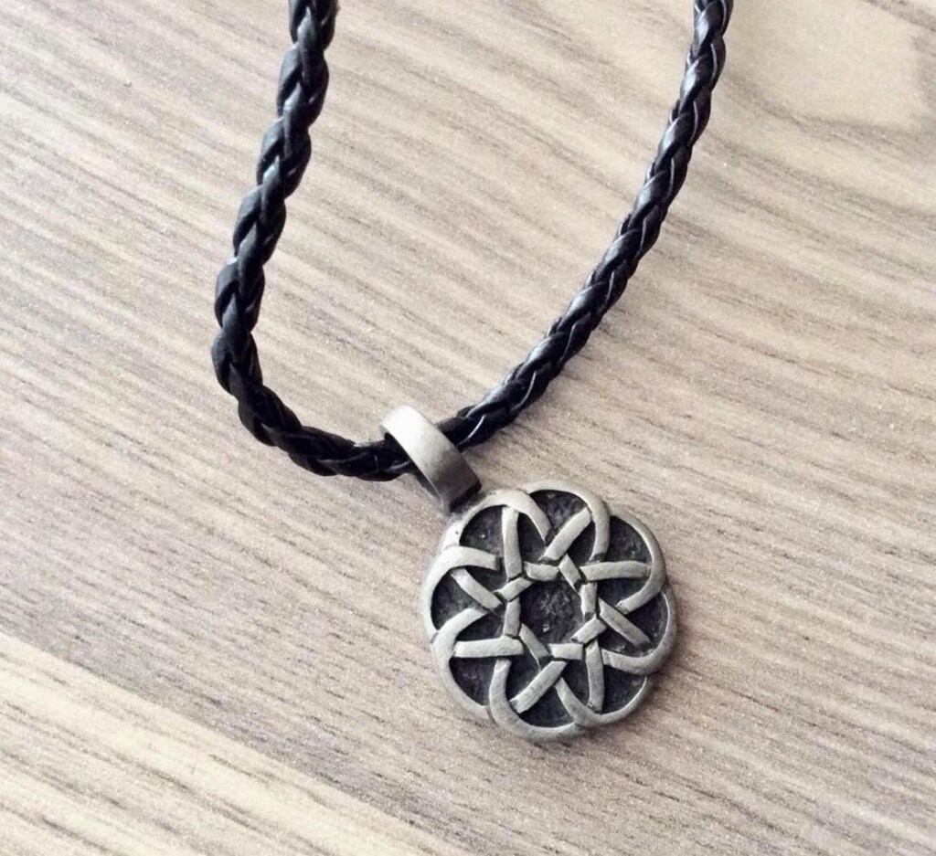 eskitme metal bohem kolye - 5