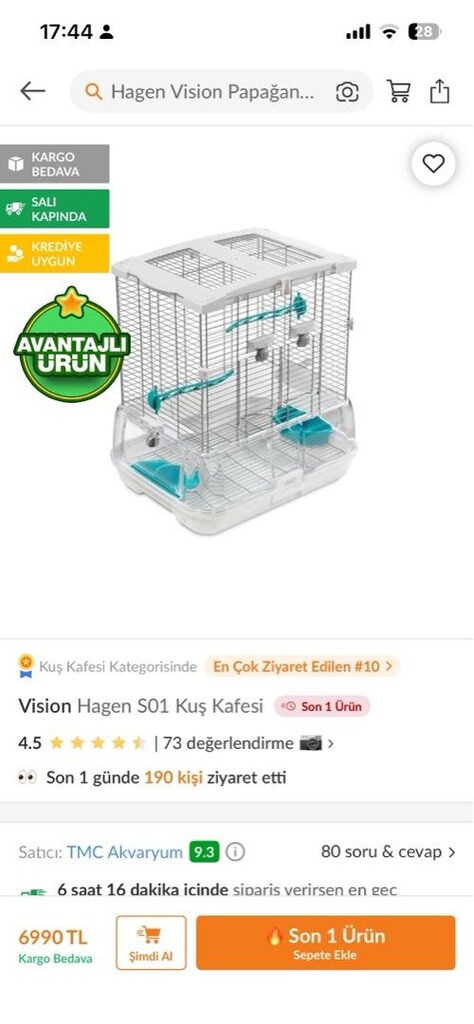 Hagen Vision Papağan Kafesi - 5