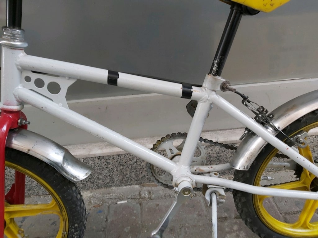 Beyaz bmx 16 jant çocuk bisikleti 5 7 yaş için - 4