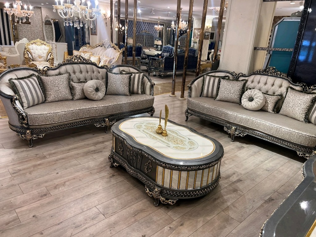 Klasik Desenli Mermer Desenli SALON TAKIMI - 5