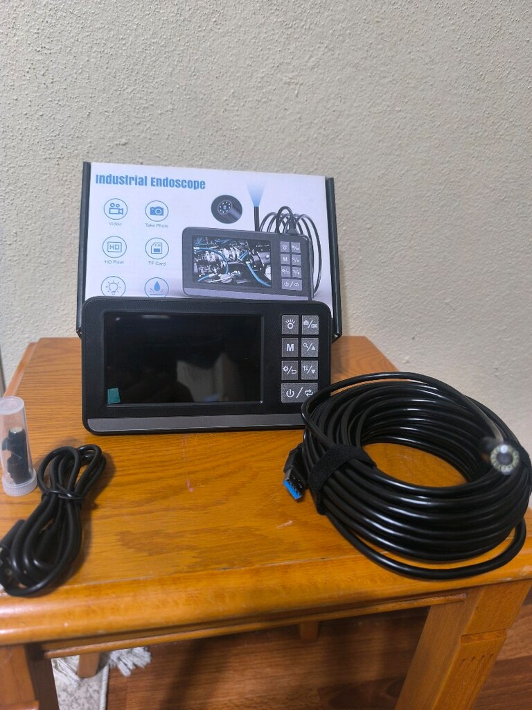 Ekranlı 10m SD kart destekli endoskop kamera - 4
