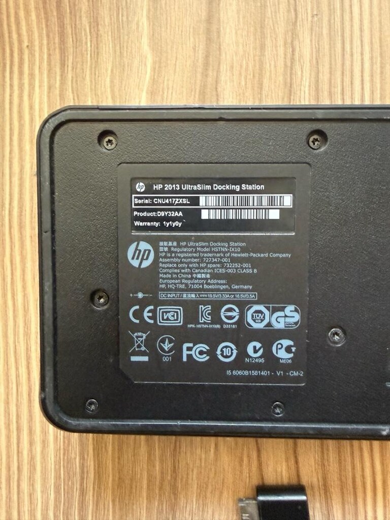 Hp Ultraslim Dock Bağlantı İstasyonu Yerleştirme Ethernet Vga Adaptörü - 8