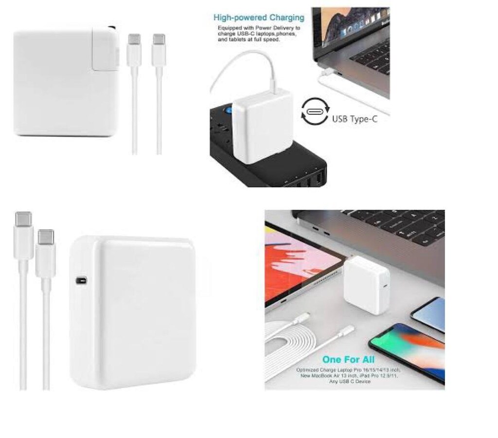 Apple MacBook USB-C TYPE-C 96W Güç Adaptörü Şarj Cihazı A2166 A1719 - 10