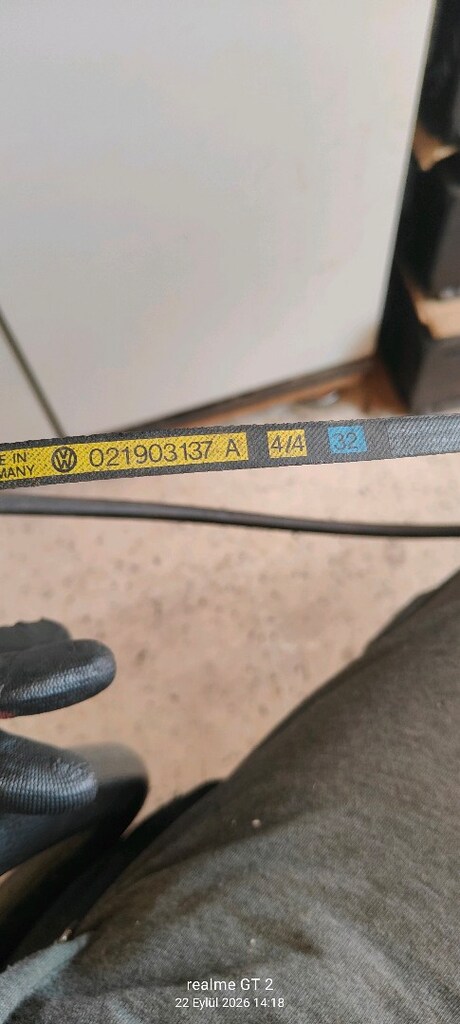 Orijinal Sıfır Optibelt V Kayışı - 9.5x965 La (VW / Porsche OEM) - 2