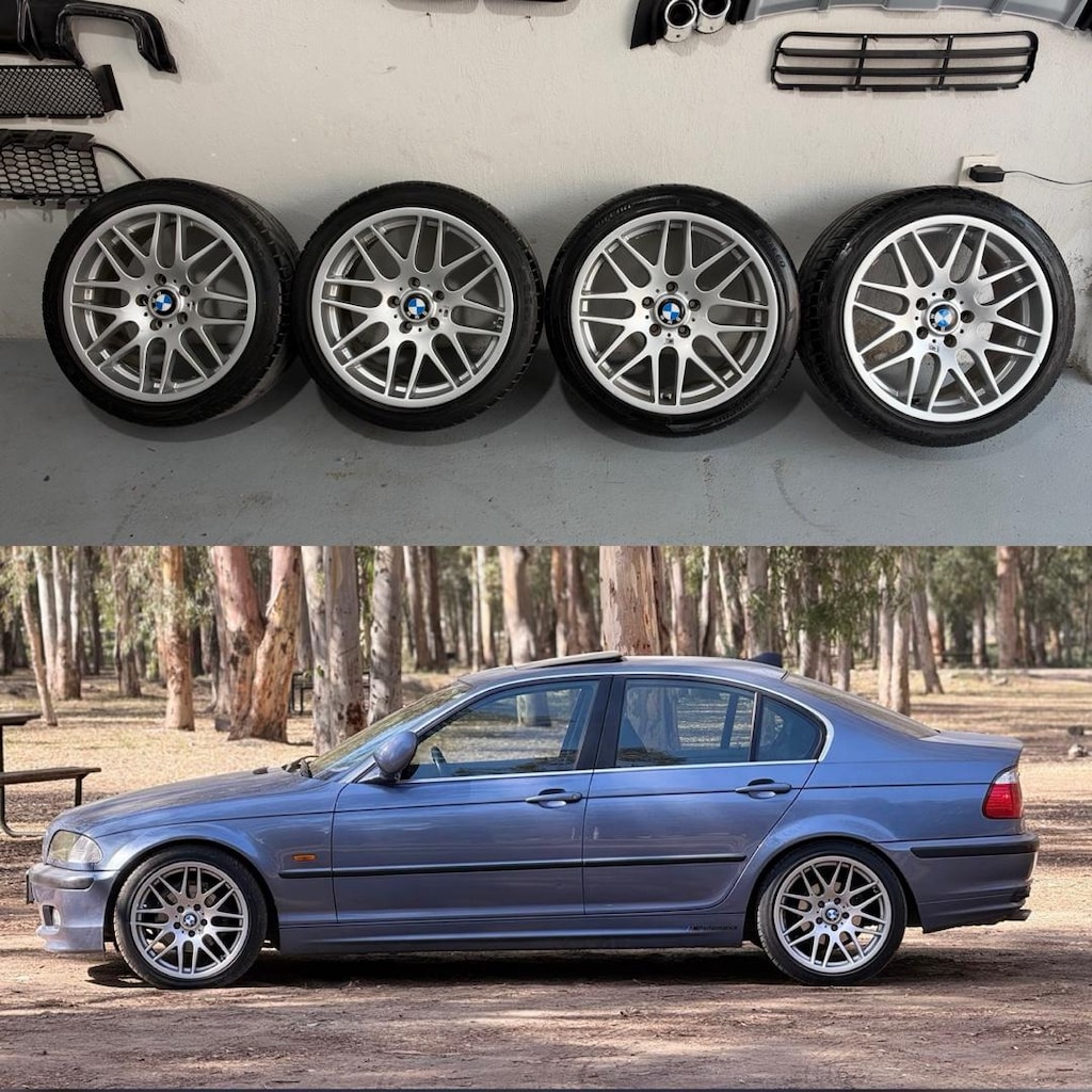 bmw jant 5x120 18 inç csl jant lastik - 6