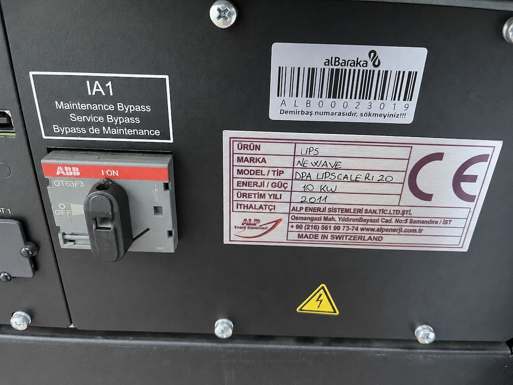 KLAS OFİS PENDİK 10 KW UPS GÜÇ KAYNAĞI İKİNCİ EL - 4