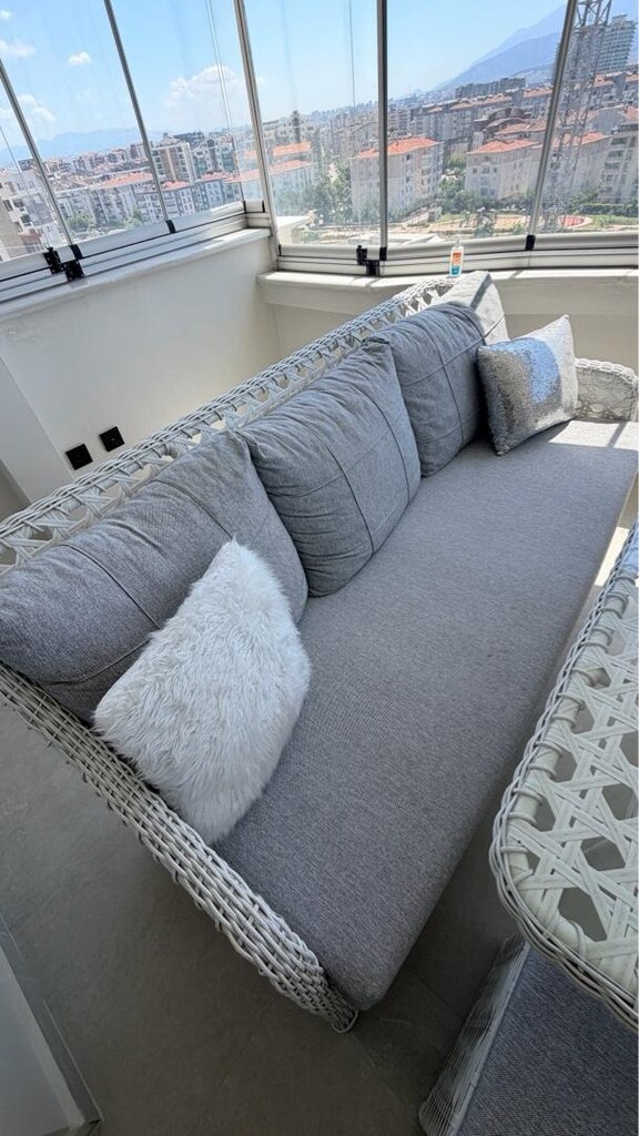 Balkon/Bahçe Takımı - Rattan Görünümlü Şık ve Temiz - 7