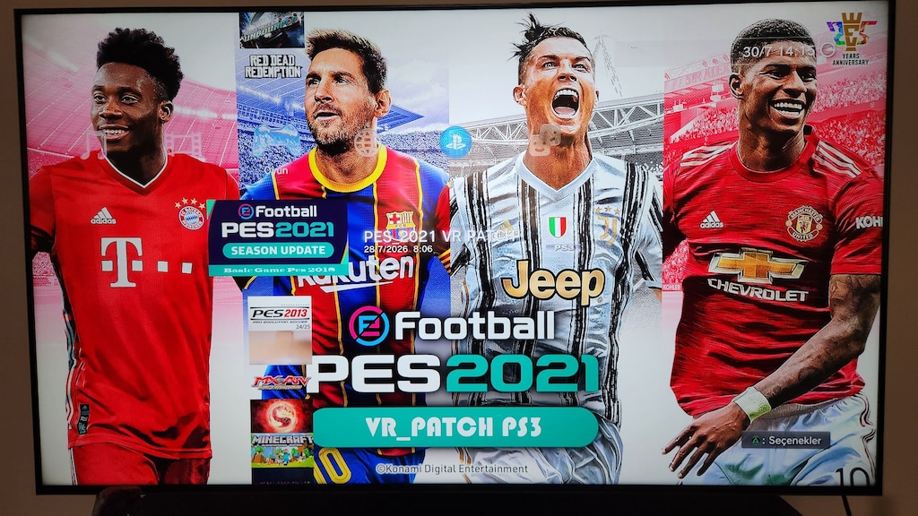 PS3 Süper Slim 500 GB, 43 Popüler Oyunlu, Çift Kollu Tertemiz - 5