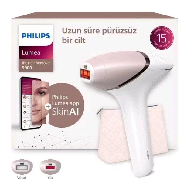Philips lumea IPL hair Removal 9900