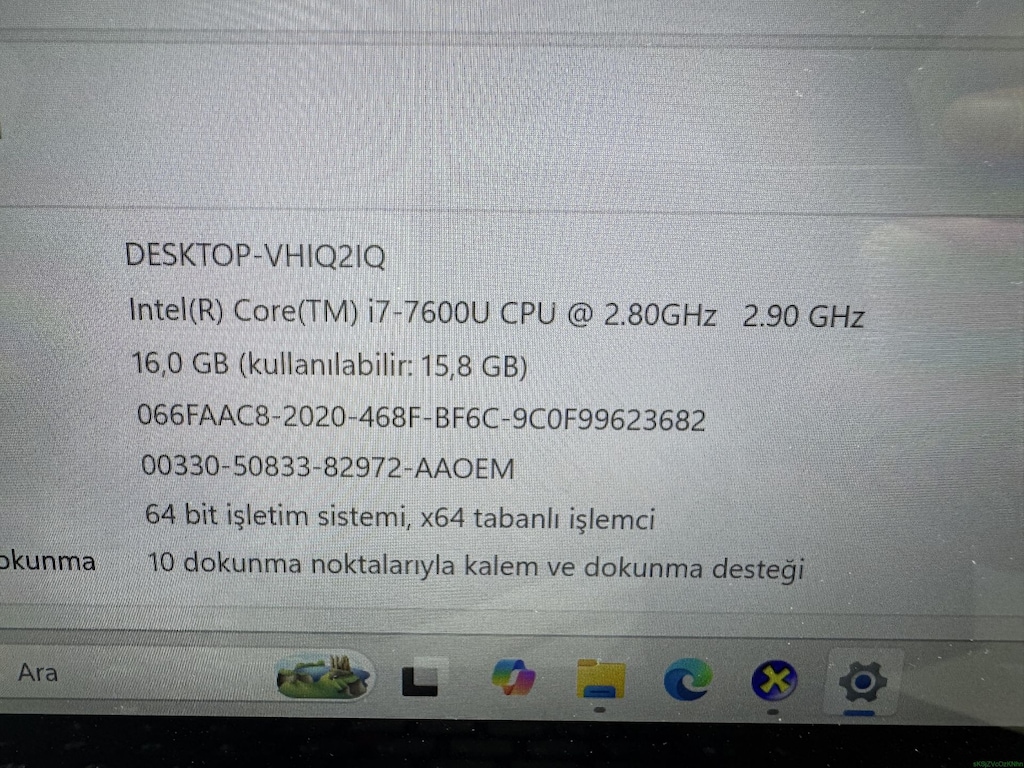 X1 YOGA İ7 7. NESİL 16 GB RAM 256 NVME TAM KATLANIR DOKUNMATİK - 4