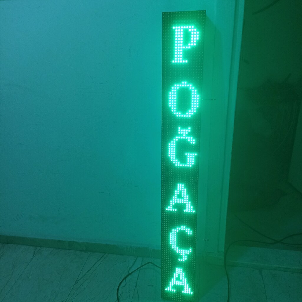 led tabela kayan yazı 16x128cm - 2