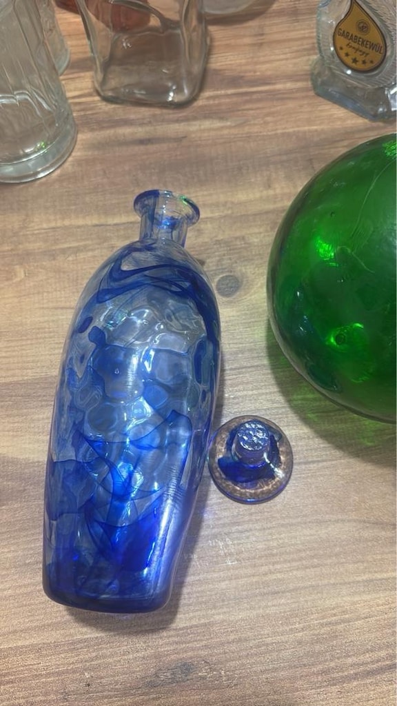 Nostaljik & Vintage Cam Şişe / Karaf Lotu (11 Parça) Koleksiyonluk - 17