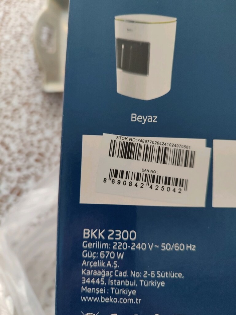 Beko Türk kahvesi makinesi sıfır uründur - 4