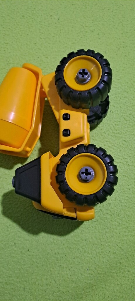 oyuncak araba plastik yaninda dozer hediyesi - 5