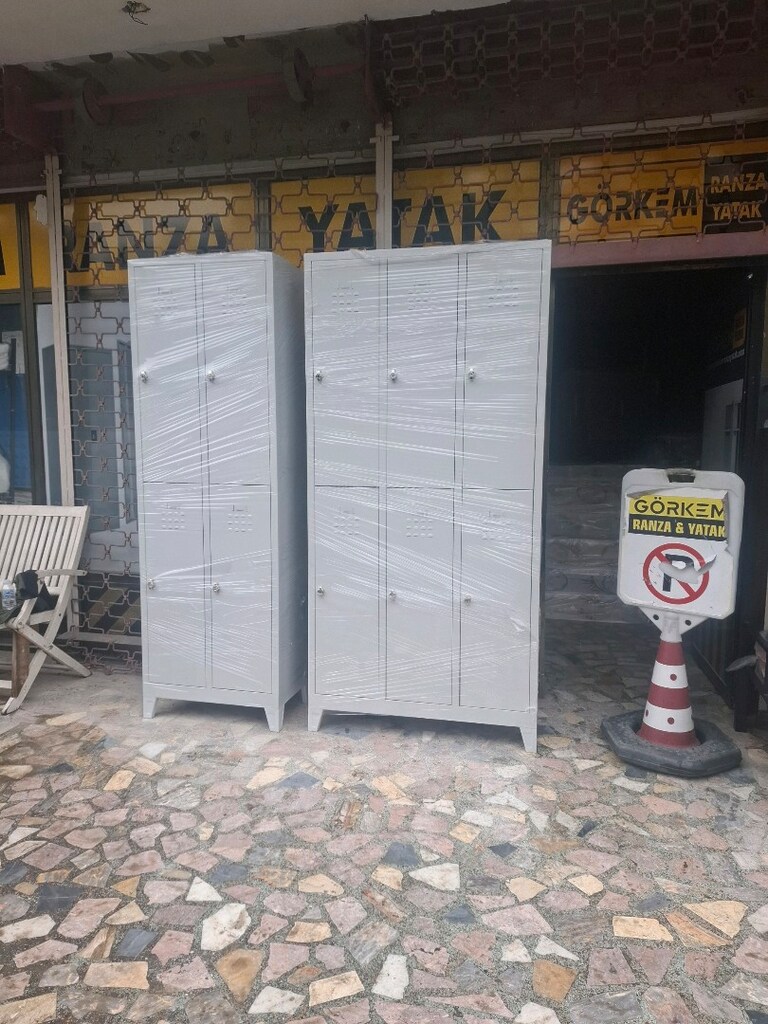 6 KAPILI METAL PERSONEL SOYUNMA DOLABI UCRETSİZ TESLİMAT - 3