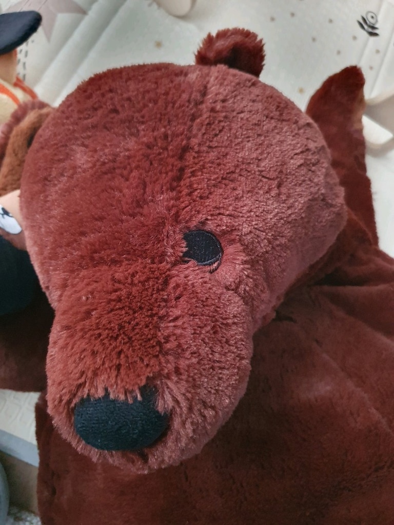 Ikea büyük dev ayı peluş oyuncak çocuk bebek minder ayı - 5