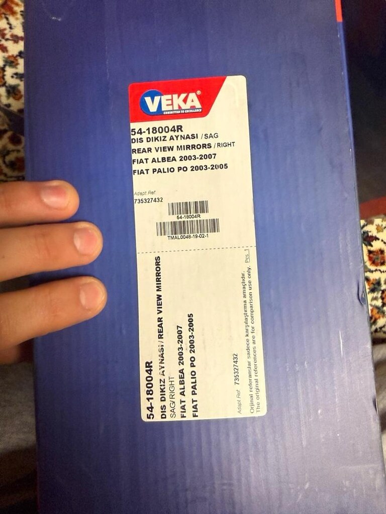 Araba aynası (fıat albea2003-2007)(fıat palıo po 2003-2005) çift dıkız - 3