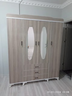 Sıfır 4 kapaklı elbise dolabı - 3