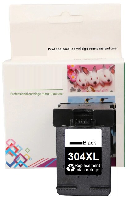 HP 304XL-N9K08AE (2620/2622/2630/2632/2633/2634) Muadil Siyah Kartuşu