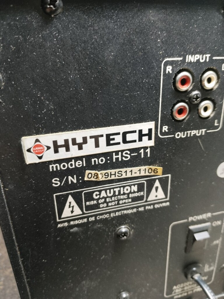 HYTECH - HS - 11 MARKA VE MODEL NUMARALI 2+1 SES SISTEMI ANFİ FİATİDİR - 6