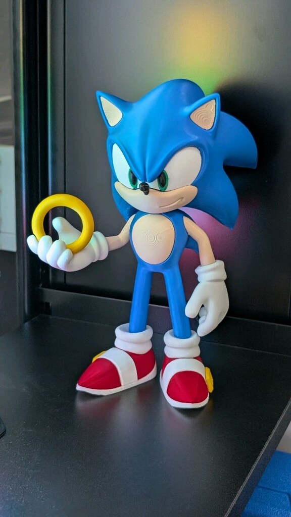 Dev Sonic Figür 3D baskılab_ankara - 5
