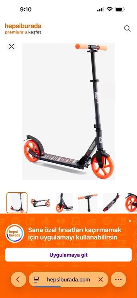 Decathlon Oxelo çocuk scooter
