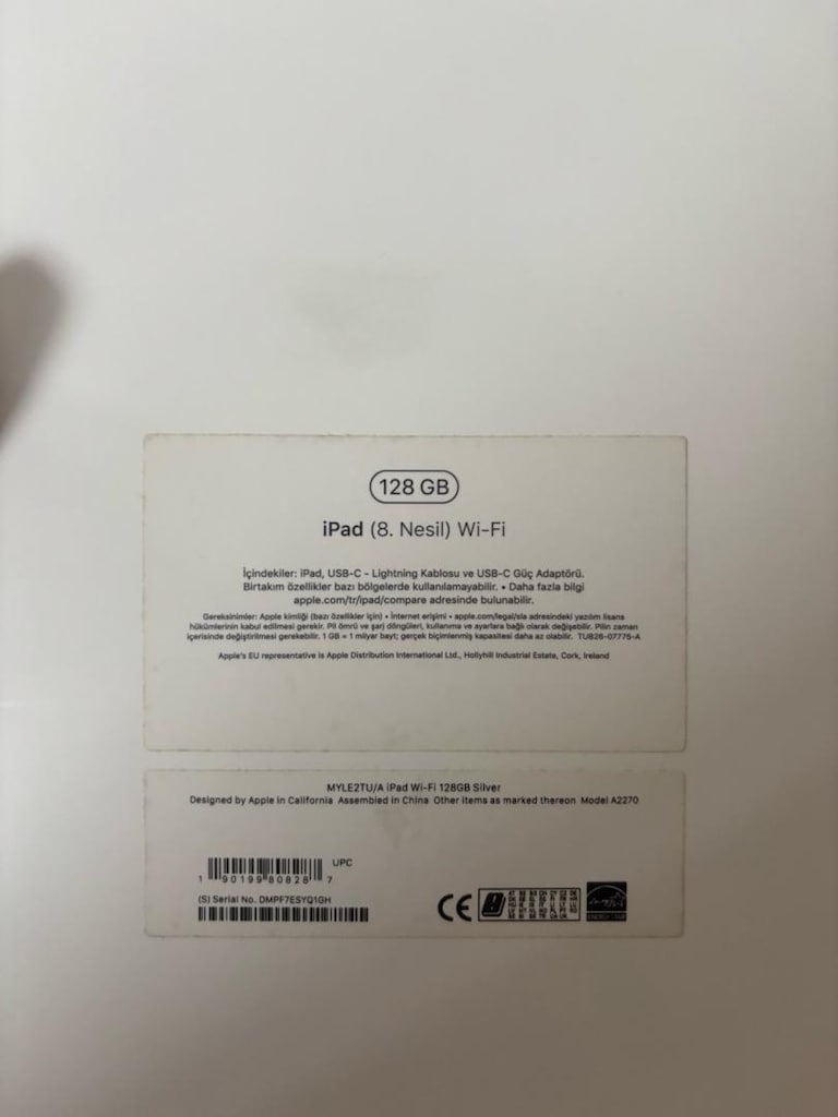 İPad 8.nesil 128 Gb - 6