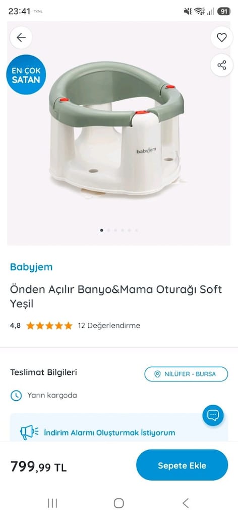 banyo oturağı, mama oturağı, destekli oturak - 3