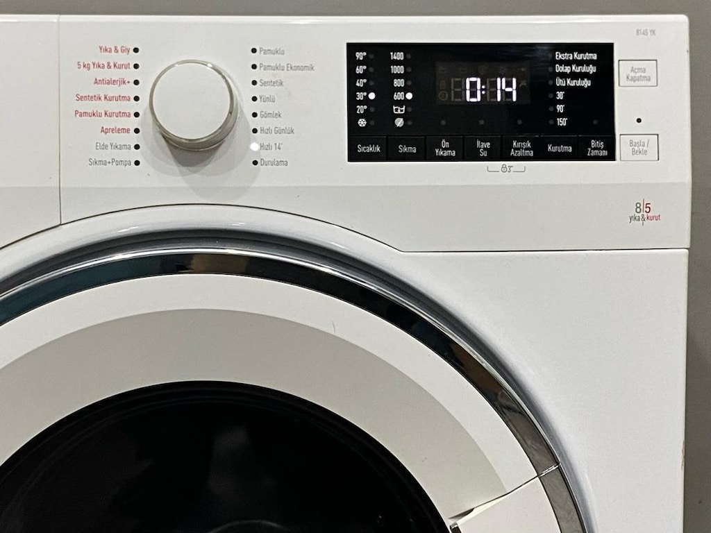 Arçelik 8 Kg Yıkama 5 Kg Kurutmalı A+++ İnverter Çamaşır Makinesi - 3