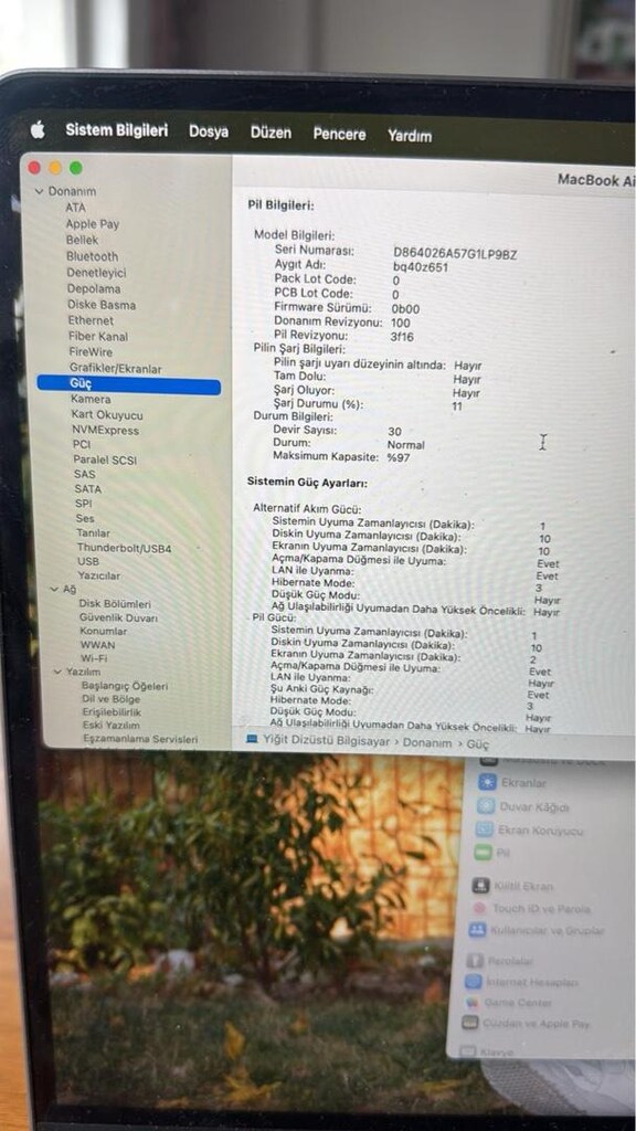 Sıfır gibi tertemiz mackbook m3 15 inç - 4
