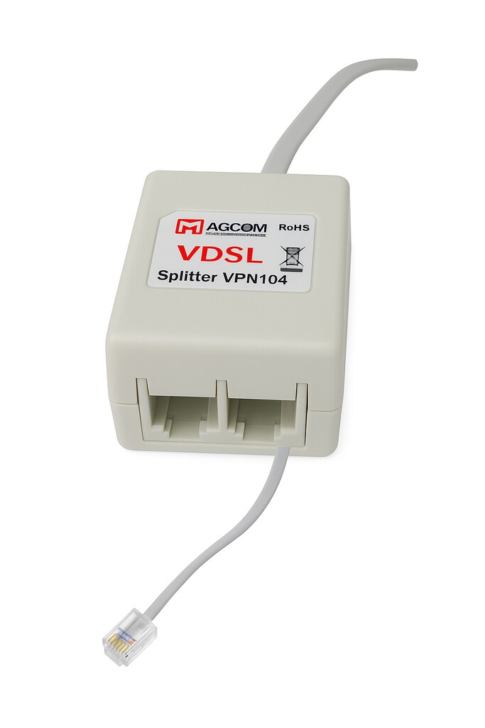 AGCOM VDSL Splitter VPN104 | Yüksek Hızlı İnternet İçin Hat Ayırıcı - 2