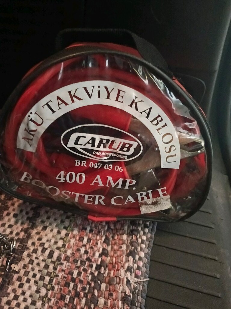 Araç akü takviye kabloları sıfır hiç kullanmadım - 3