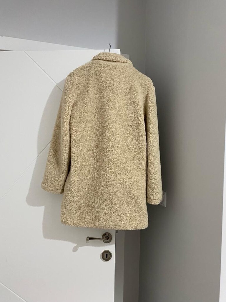 krem peluş kaban - 3
