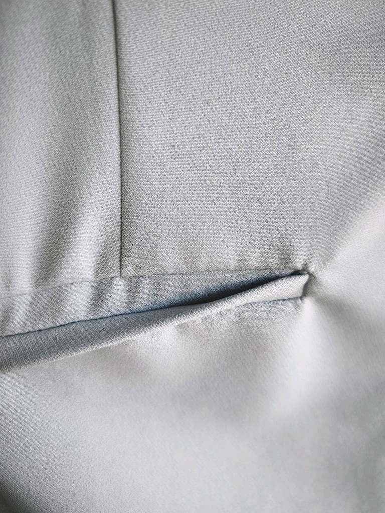 Gri / Mavi Tonlu Sigaret Kesim Kumaş Pantolon - 48 Beden — görsel 4/17