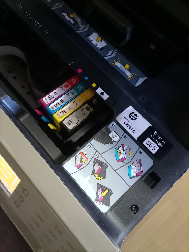 HP Deskjet Ink Advantage 4625 Yazıcı, Tarayıcı, Fotokopi, Faks(Wi-Fi) - 8