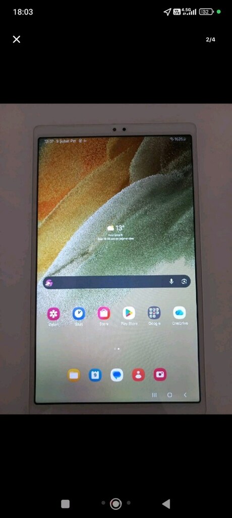 samsung galaxy tablet çizigsiz sıfır ayarında - 3