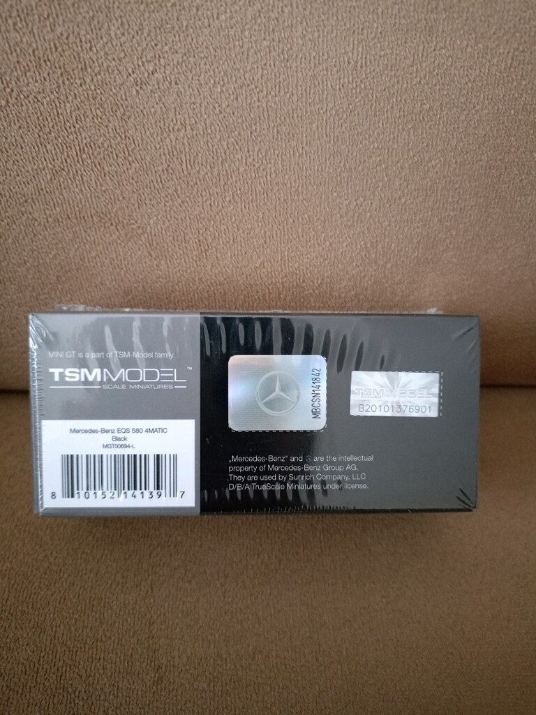 Mini GT Mercedes-Benz EQS 580 4MATİC - 2