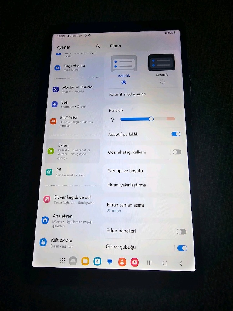 Galaxy Tab A7 Lite Gri renk, hiçbir sorunu yok. - 3