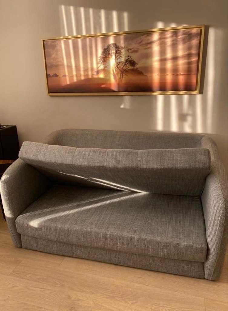 lazzoni açılır yatak olan çift kişilik koltuk yeni gibi - 4