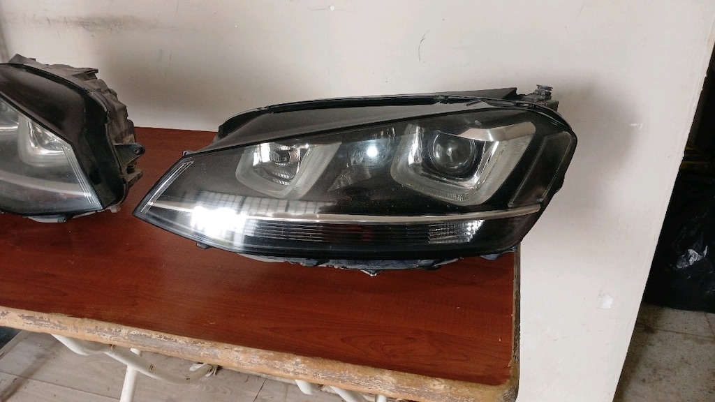 VW GOLF 7 U LED SAĞ SOL FAR TAKIMI ORJİNAL ÇIKMA KARGO OLUR DOLU - 3