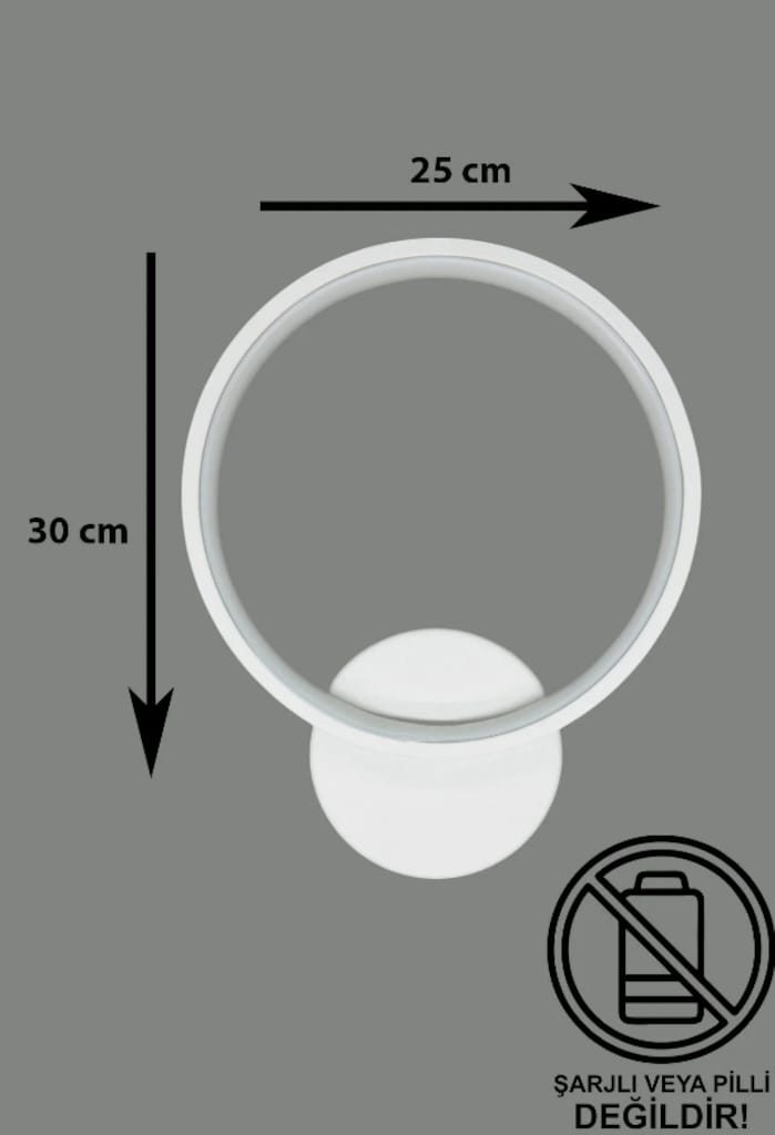 BEYAZ APLİK,LED AVİZE,BEYAZ IŞIK APLİK,DUVAR APLİK,LED DUVAR APLİK, - 2