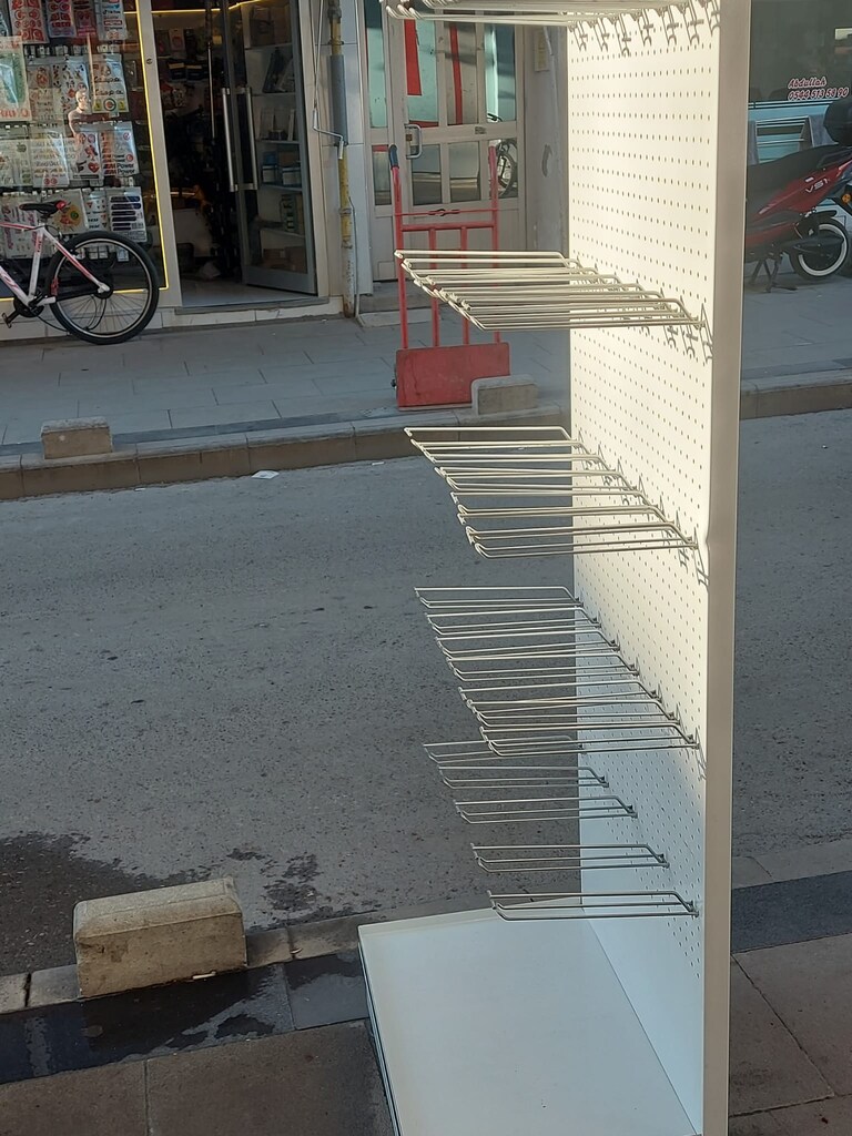 ÇOK AMAÇLI BEYAZ RENK ÜRÜN STANDI AÇIKLAMAYI OKUYUN - 6